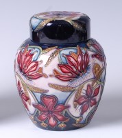 Lot 113 - A Moorcroft pottery ginger jar and cover in...