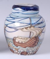 Lot 115 - A Moorcroft pottery ginger jar and cover in...