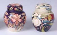Lot 128 - A small Moorcroft pottery ginger jar and cover...