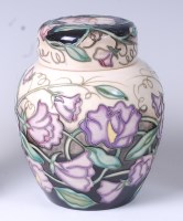 Lot 141 - A Moorcroft pottery ginger jar and cover in...