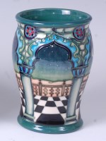 Lot 142 - A Moorcroft pottery vase in the Jumeirah...