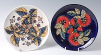 Lot 159 - A Moorcroft pottery plate in the Bramble...