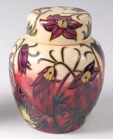 Lot 164 - A Moorcroft pottery ginger jar and cover in...