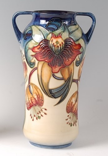 Lot 180 - A Moorcroft pottery vase in the Anna Lily...