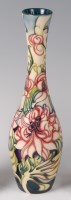 Lot 188 - A Moorcroft pottery tall vase in the Clematis...