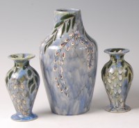Lot 218 - A Cobridge Stoneware vase in the Pussywillow...