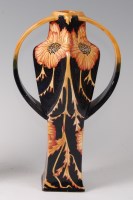 Lot 229 - A Black Ryden pottery vase in the Icarus...