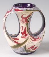 Lot 244 - A Black Ryden pottery vase in the Salsa Swing...