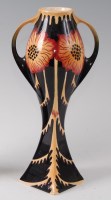 Lot 265 - A Black Ryden pottery vase in the Icarus...