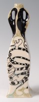 Lot 270 - A limited edition Black Ryden pottery vase in...