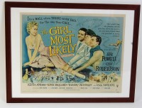 Lot 812 - 'The Girl Most Likely' 1957 half-sheet movie...