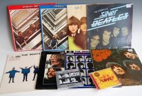 Lot 832 - Twenty-five various Beatles vinyl records, to...