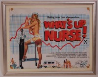 Lot 854 - 'What's up Nurse', 1978 British Quad film...