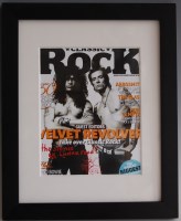 Lot 863 - A framed Classic Rock front cover featuring...
