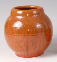Lot 351 - A 1930s Royal Lancastrian glazed pottery vase,...