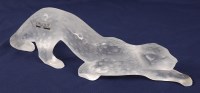 Lot 363 - A Lalique frosted glass model of a zeila...