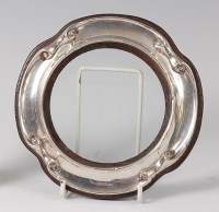 Lot 416 - An Art Nouveau silver mounted photograph frame,...