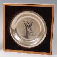 Lot 424 - Bernard Buffet (1928-99) - A sterling silver...