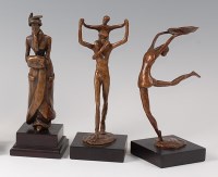 Lot 496 - Bronzart Casting Company - Three bronze...