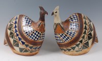 Lot 501 - A pair of large contemporary Perisan stoneware...