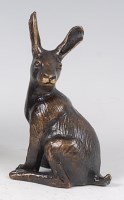 Lot 505 - A contemporary lacquered bronze model of a...