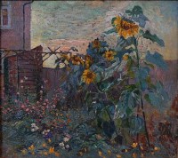 Lot 544 - Edgard Wiethase (1881-1965) - Floral landscape...