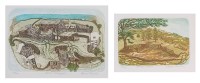 Lot 580 - Glyn Thomas (b.1946) - Cornish farmyard,...