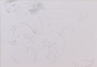 Lot 622 - Colin Self (b.1941) - Circus horseman, one...