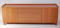 Lot 703 - Calligaris - An Italian cherry wood long...