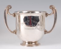 Lot 1088 - A George V silver twin handled 'Didcot Trophy'...