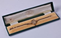 Lot 1166 - A vintage lady's 9ct gold cased Rolex...