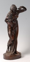 Lot 1254 - A circa 1900 French bronze Venus with Cupid,...