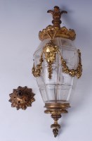 Lot 1257 - A late 19th century gilt bronze and glass...