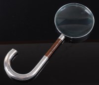 Lot 1271 - A George V silver handled magnifying glass,...