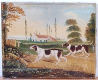 Lot 1361 - John Robert Hobart (1788-1863) - Dogs before a...