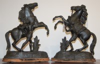 Lot 60 - A pair of early 20th century spelter figures...