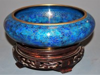 Lot 74 - A 20th century Japanese cloisonne shallow bowl...
