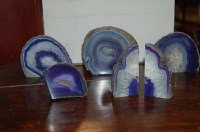 Lot 75 - Six various polished agate slices