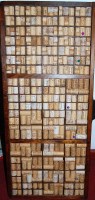 Lot 120 - A contemporary notice-board made from an oak...