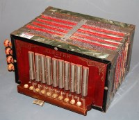 Lot 141 - A German Electra piano accordion