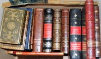 Lot 204 - Assorted leather bound volumes, to include...