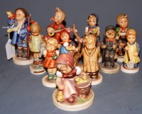 Lot 238 - Eleven various Hummel figures, to include;...