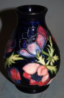 Lot 242 - A modern Moorcroft pottery vase, of baluster...