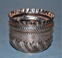 Lot 277 - A late Victorian silver part fluted sugar bowl,...