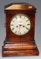 Lot 18 - A 19th century Continental mahogany cased and...