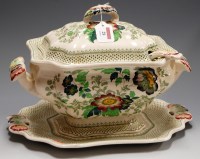 Lot 28 - A large Mason's ironstone tureen and cover...