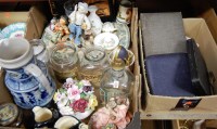 Lot 68 - Two boxes of miscellaneous items, to include;...