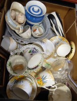 Lot 75 - A box of miscellaneous items, to include; T.G....
