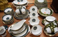 Lot 136 - A Royal Doulton part dinner service in the...