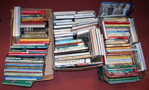 Lot 163 - Three boxes of miscellaneous mainly hardback...